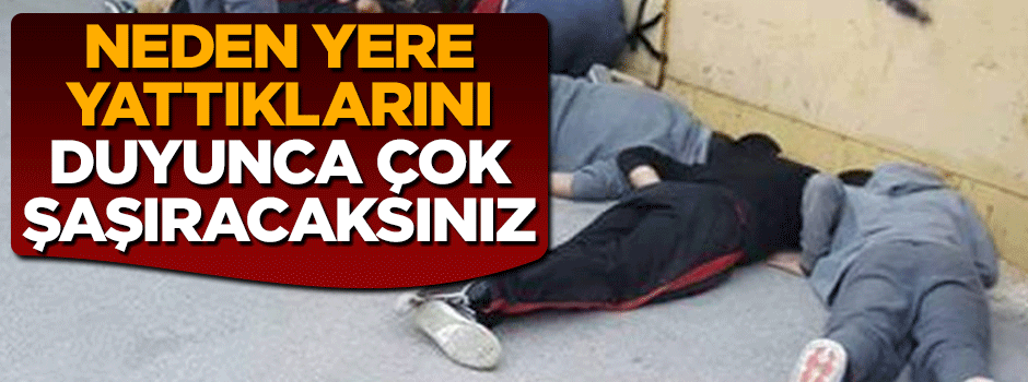 Maça giremeyen taraftarlar yere yatarak maçı takip ettiler