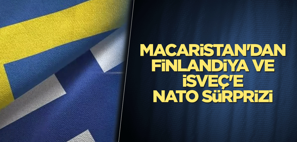 Macaristan'dan Finlandiya ve İsveç'e NATO sürprizi