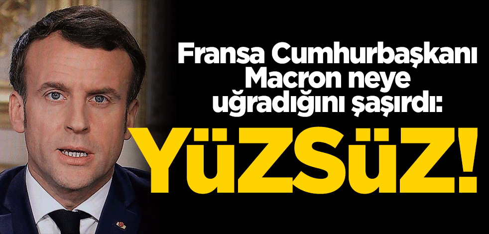 Macron gittiği ülkede neye uğradığını şaşırdı: Ne yüzle geldin!