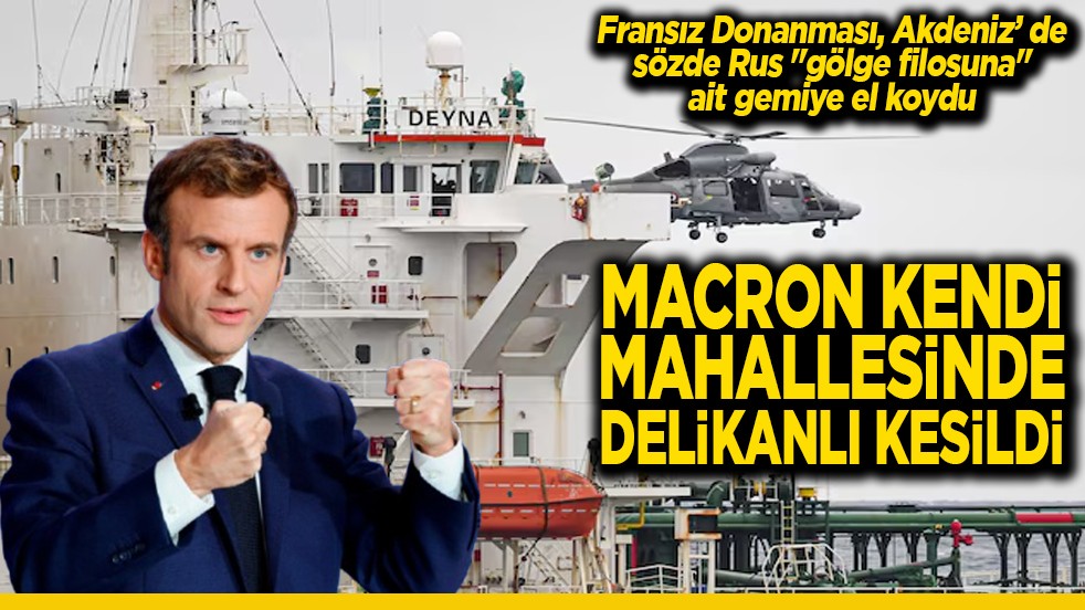 Macron kendi mahallesinde delikanlı kesildi