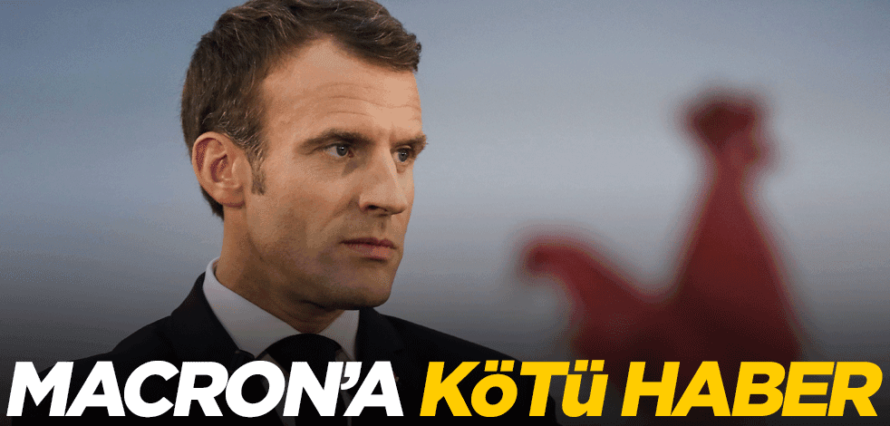 Macron'a kötü haber