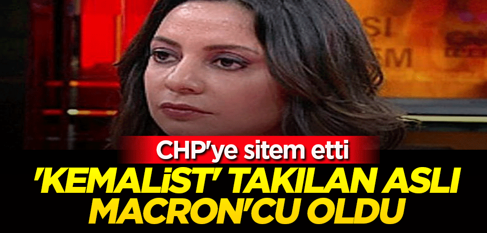Macron'cu Aslı CHP'ye sitem etti