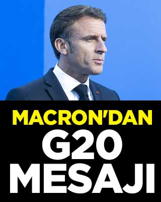 Macron'dan G20 mesajı