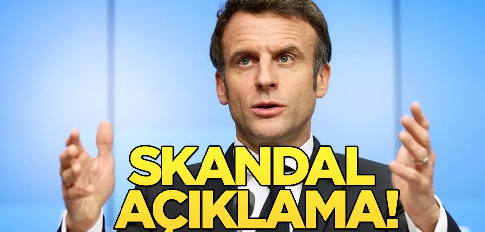 Macron'dan skandal açıklama, günah çıkardı! İsrail'in saldırılarını aklamaya kalktı, Müslümanları hedef aldı