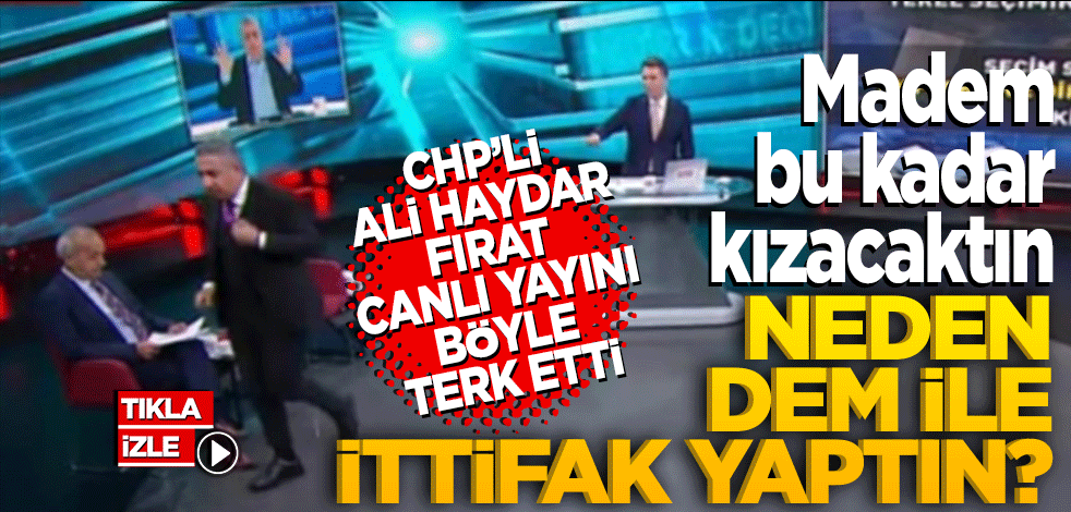 Madem bu kadar kızacaktın, neden DEM ile ittifak yaptın