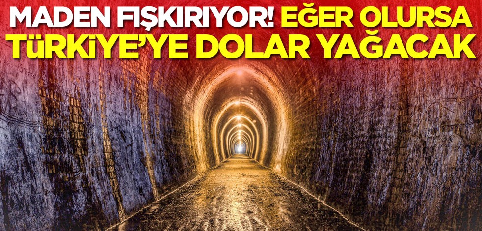 Maden fışkırıyor! Eğer olursa Türkiye'ye 40 milyar dolar gelecek... Müthiş gelişme