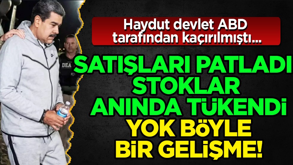 Maduro giydi, sosyal medyada viral oldu! Satışları patladı, anında tükendi: Yaklaşık 6 bin TL 