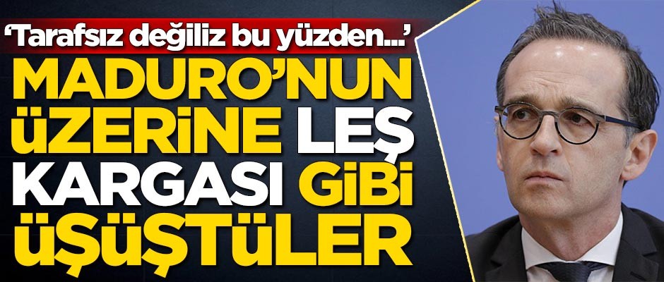 Maduro'nun üzerine leş kargası gibi üşüştüler!