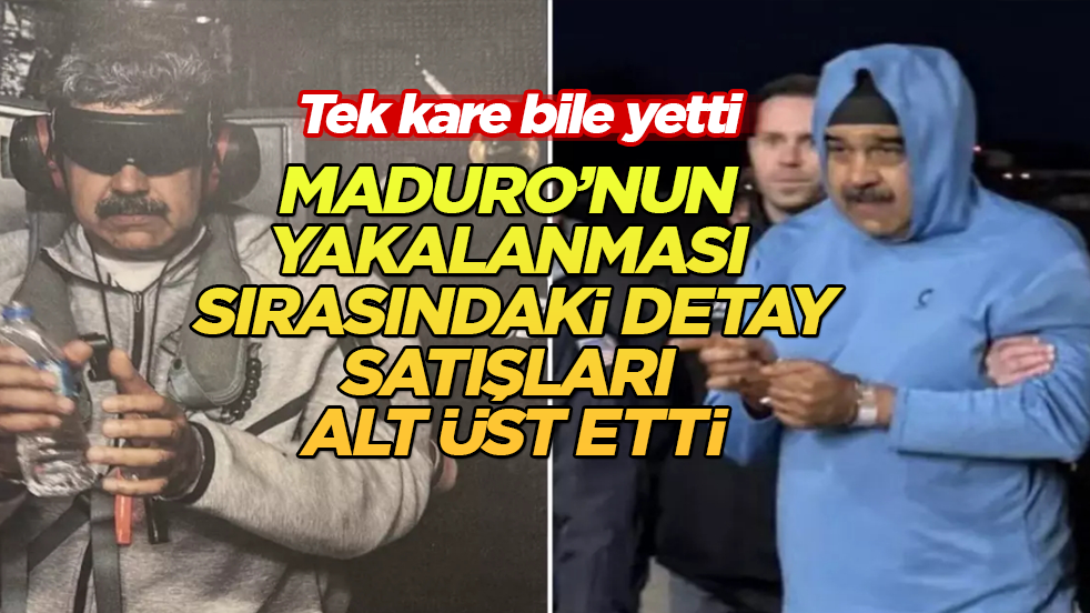 Maduro’nun yakalanması sırasındaki detay, satışları alt üst etti! Tek kare bile yetti