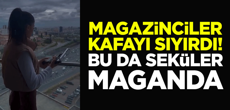 Magazinciler kafayı sıyırdı! Bu da seküler maganda