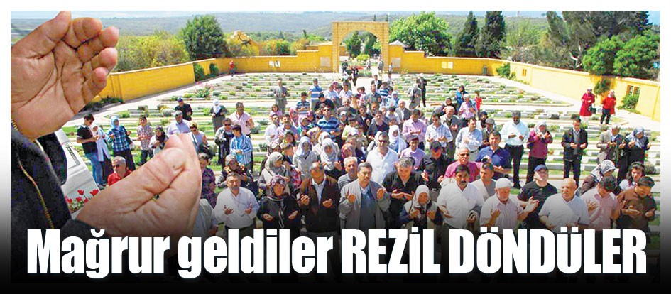 Mağrur geldiler, rezil gittiler