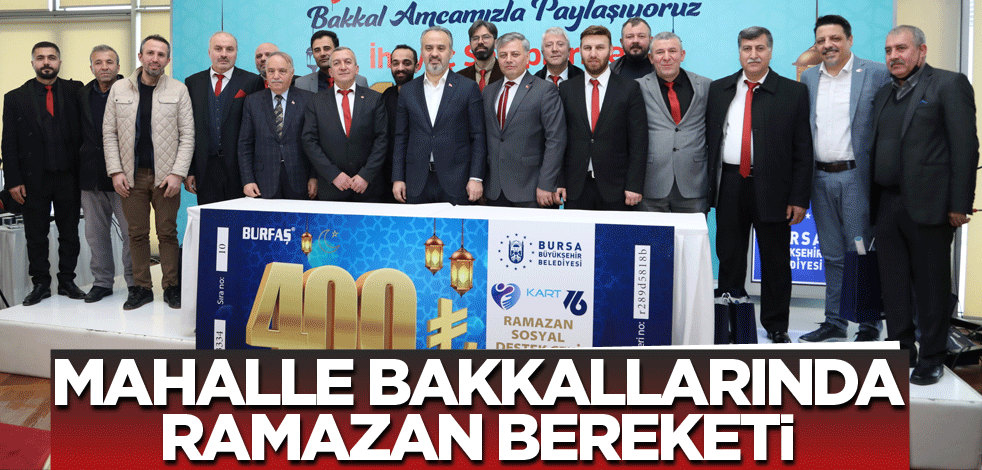 Mahalle bakkallarında Ramazan bereketi