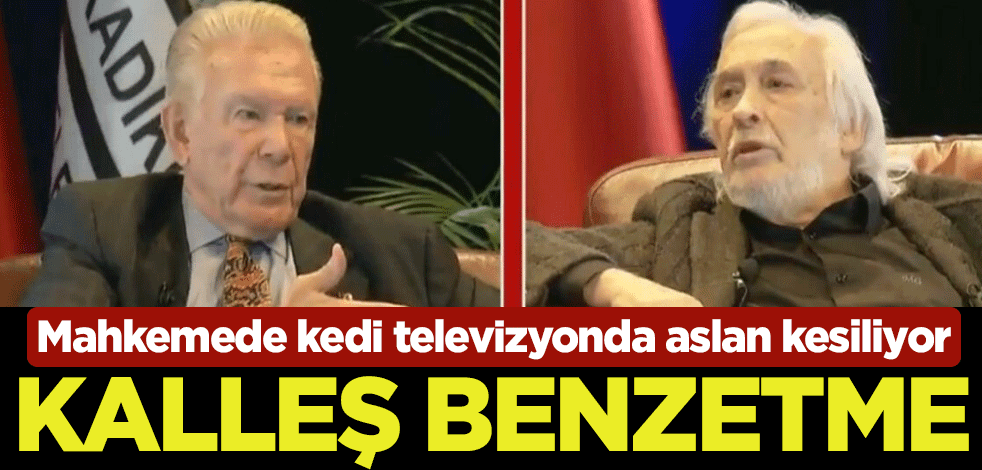 Mahkemede kedi televizyonda aslan kesiliyor! Kalleş benzetme