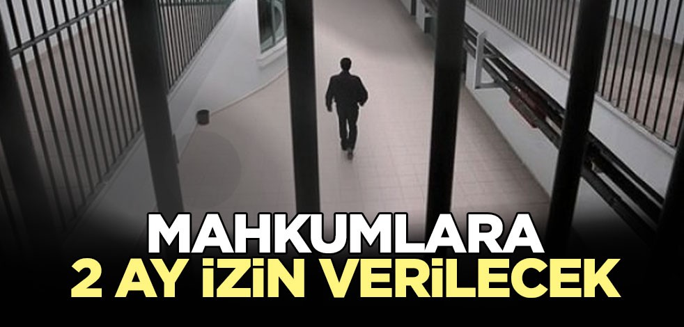 Mahkumlara 2 ay izin verilecek