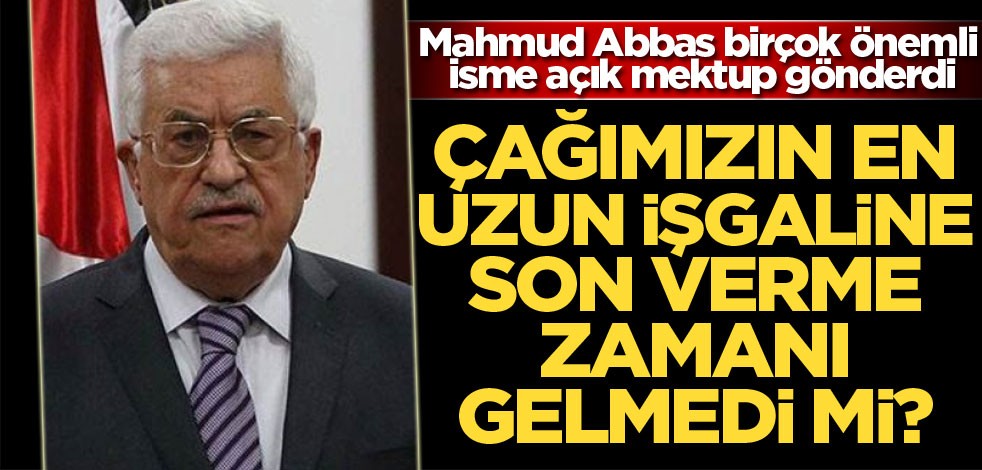 Mahmud Abbas: Çağımızın en uzun askeri işgaline son verme zamanı gelmedi mi?