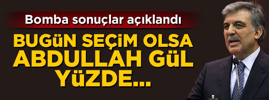 Mahmut Övür: Bugün seçim olsa Abdullah Gül yüzde 5.5 alır