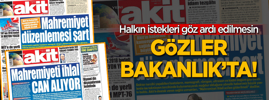 Mahremiyete saygıda gözler Bakanlık’ta