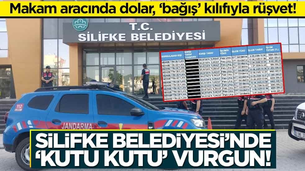 Makam aracında dolar, ‘bağış’ kılıfıyla rüşvet! Silifke Belediyesi’nde 'kutu kutu' vurgun!