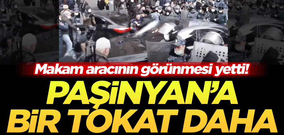 Makam aracının görünmesi yetti! Paşinyan'a bir tokat daha