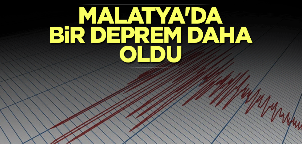 Malatya'da 5.3 büyüklüğünde deprem