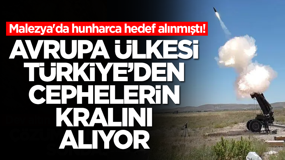 Malezya'da hunharca hedef alınmıştı: Avrupa ülkesi ters köşe yaptı, Türkiye'den cephelerin kralını alıyor