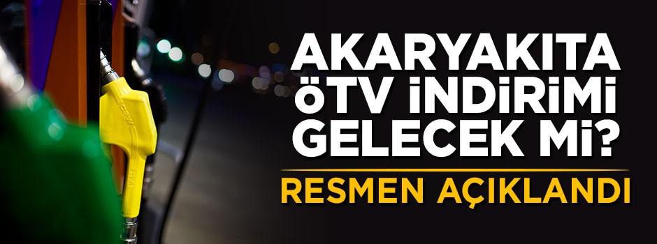 Maliye Bakanı Naci Ağbal'dan akaryakıtta ÖTV indirimi açıklaması
