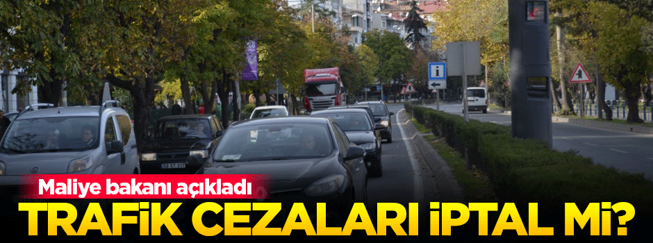 Maliye Bakanı'ndan trafik cezalarıyla ilgili açıklama