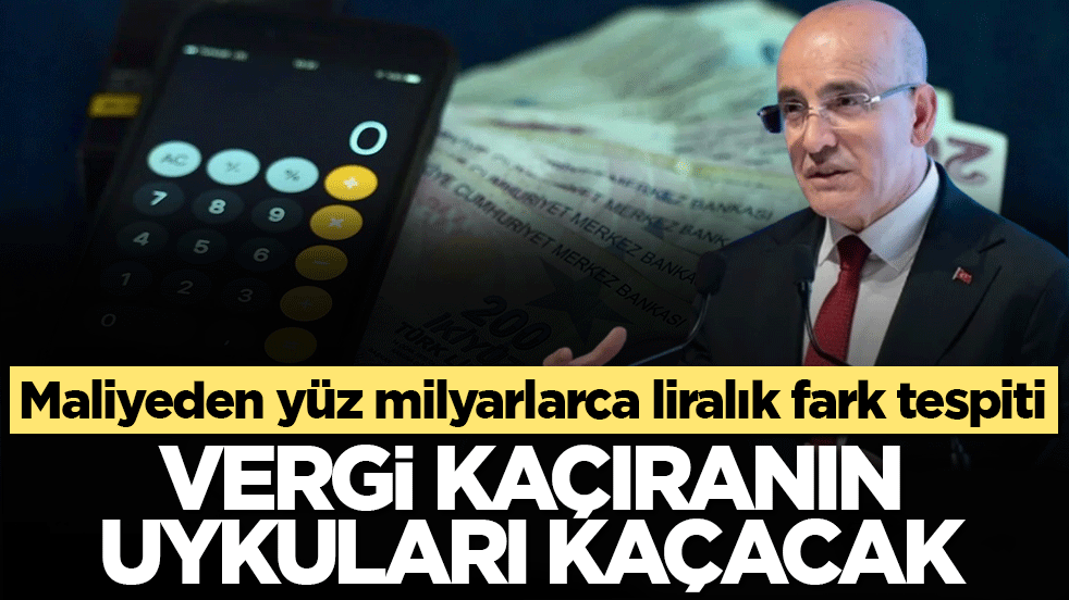 Maliyeden yüz milyarlarca liralık fark tespiti: Vergi kaçıranın uykuları kaçacak