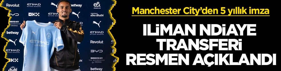 Manchester City’den 5 yıllık imza! Iliman Ndiaye transferi resmen açıklandı