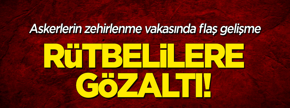 Manisa'da 6 askere gözaltı!