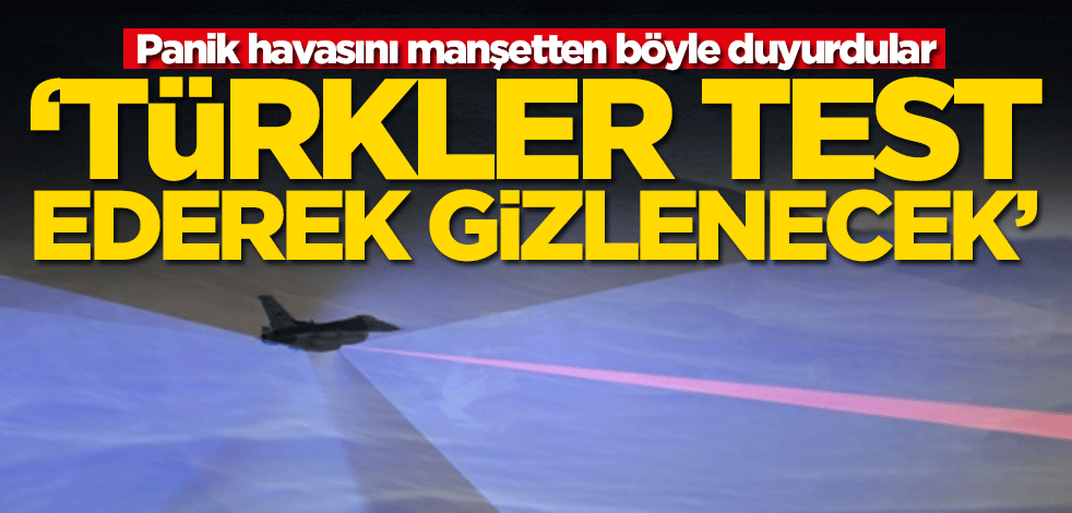 Manşetten böyle duyurdular: Türkler Elektronik Harp Podu'nu test etti