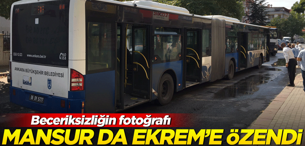 Mansur da Ekrem'e özendi! Bu kez Ankaralılar mağdur