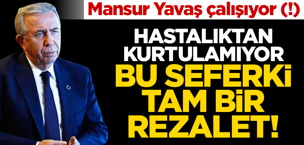 Mansur Yavaş çalışıyor (!) Milletin parası heykellere akıyor