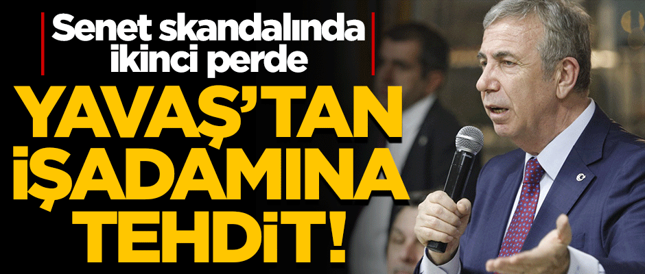 "Mansur Yavaş iş adamı Necmettin Kesgin'i tehdit etti" iddiası