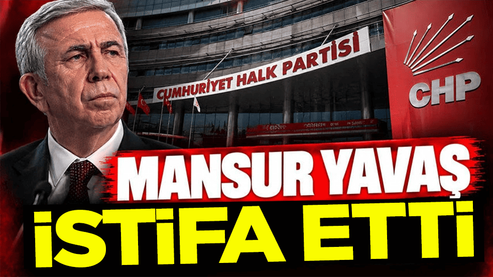 Mansur Yavaş kararını verdi! CHP'den istifa etti