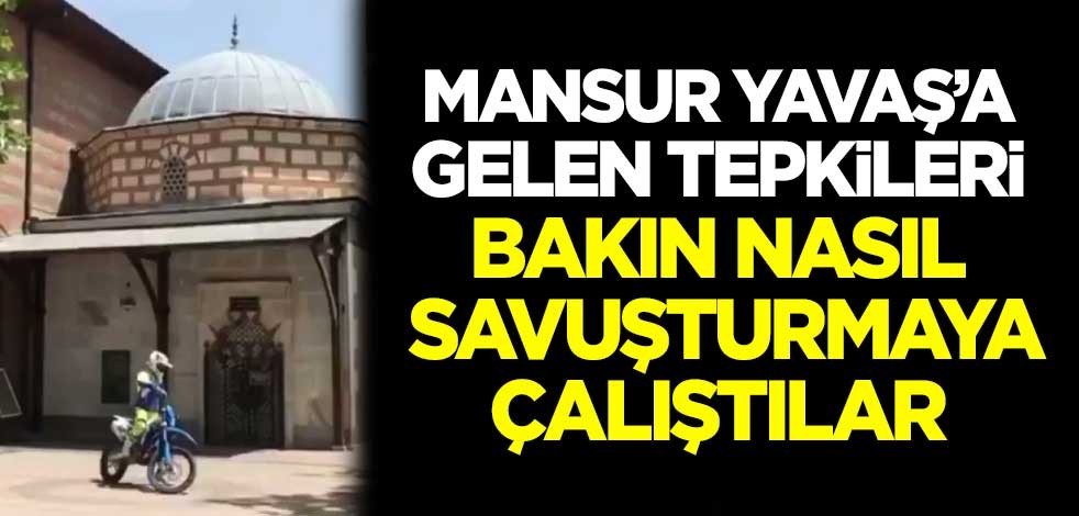 Mansur Yavaş'a gelen tepkileri bakın nasıl savuşturmaya çalıştılar!