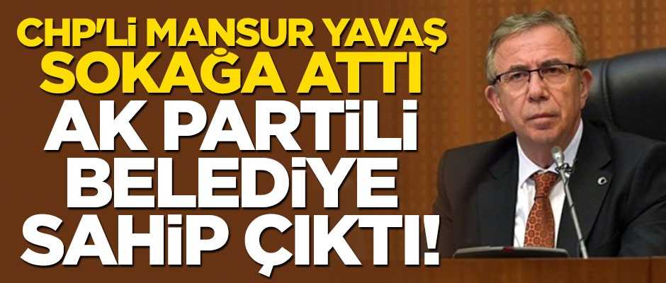 Mansur Yavaş'ın sokağa attığı çocuklara AK Partili Mamak Belediyesi sahip çıktı