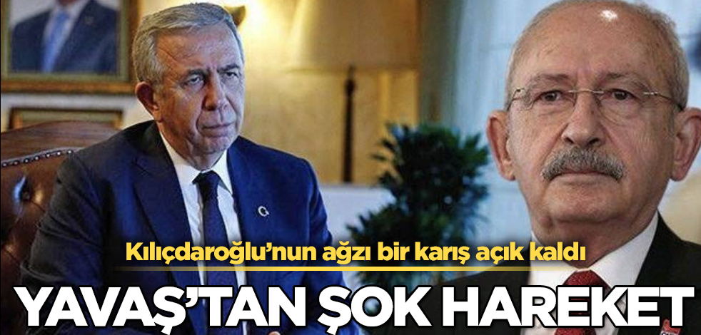 Mansur Yavaş'tan şok hareket! Kılıçdaroğlu'nun ağzı bir karış açık kaldı