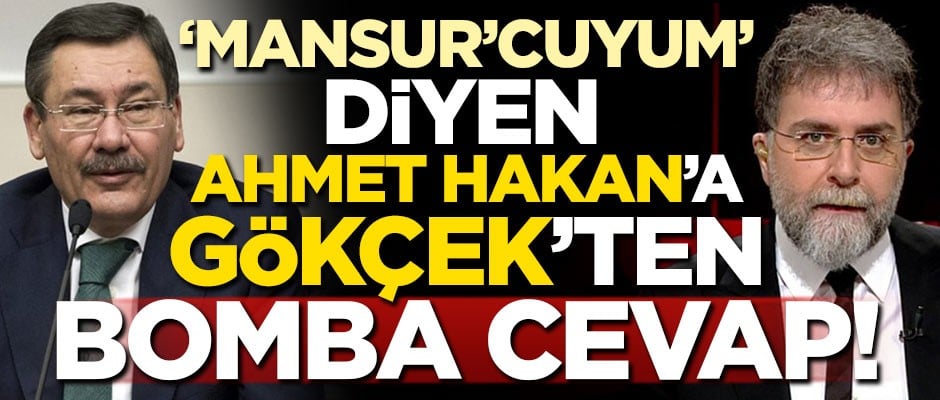 'Mansur'cuyum' diyen Ahmet Hakan'a Gökçek'ten bomba cevap!