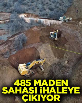 MAPEG 485 maden sahası için ihaleye çıkıyor