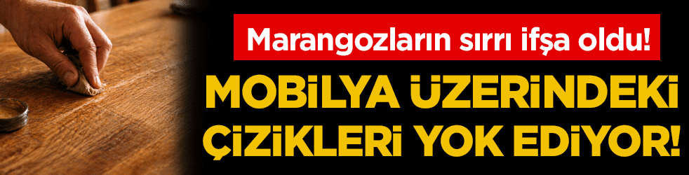 Marangozların sırrı ortaya çıktı: Mobilyanın üstündeki çizikler anında yok oluyor!