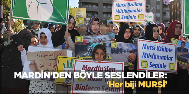 Mardin Mısır'daki idam kararlarını protesto etti