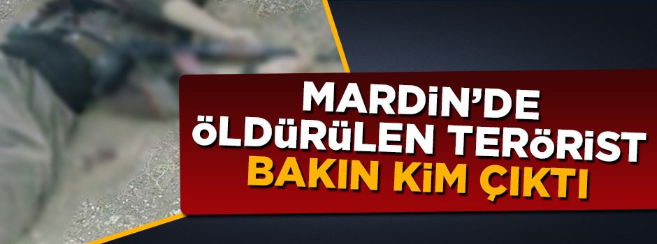 Mardin'de öldürülen PKK'lı terörist bakın kim çıktı