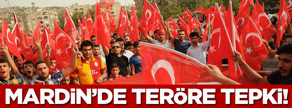 Mardin'de teröre lanet yürüyüşü!