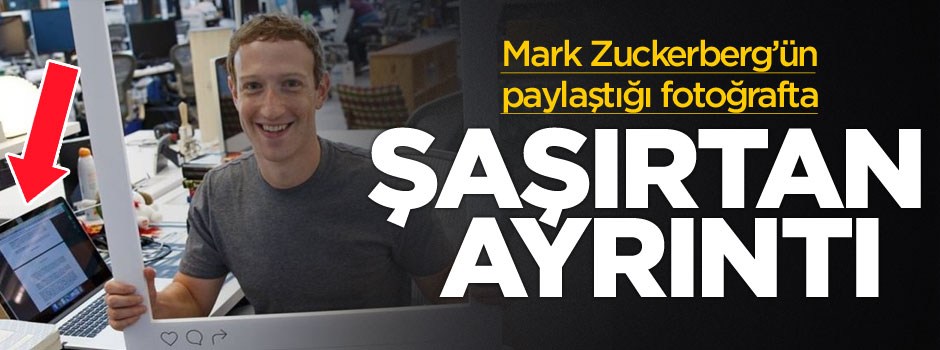 Mark Zuckerberg de laptop'ını bantlıyor