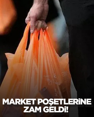 Poşet ücreti 25 kuruş olarak devam edecek