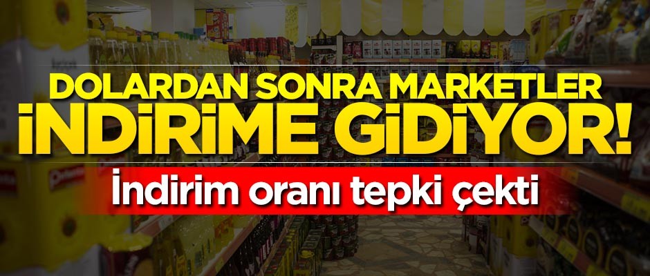 Marketler ve markalar indirime giriyor! İndirim oranı dikkat çekti