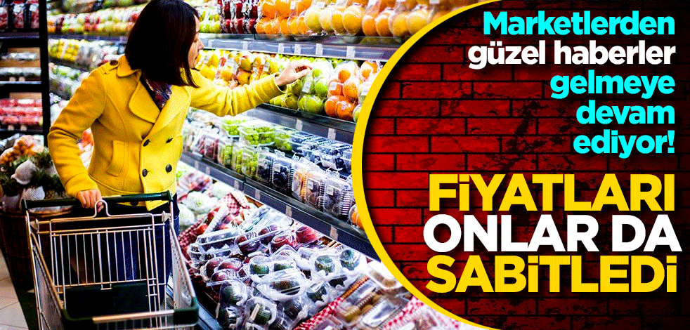 Marketlerden güzel haberler gelmeye devam ediyor! O marketler de fiyatlarını sabitledi