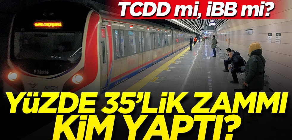Marmaray'a gelen yüzde 35'lik zammı kim yaptı? TCCD mi, İBB mi?