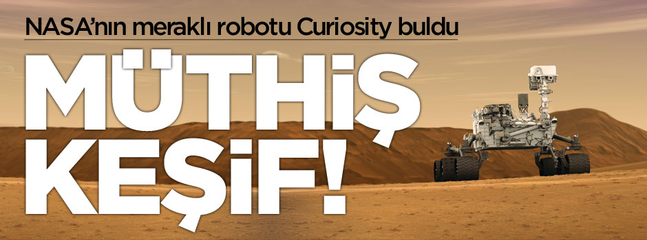 Mars'ta müthiş keşif